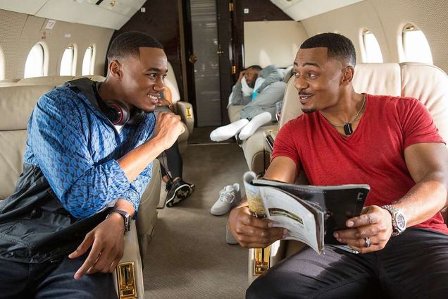 Cam Calloway (Jessie T. Usher) and Reggie Vaughn (RonReaco Lee) (Starz)